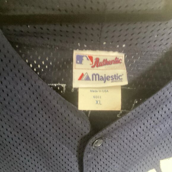 Vintage Derek Jeter New York Yankees Jersey XL Majestic MLB Made In USA - Picture 2 of 6